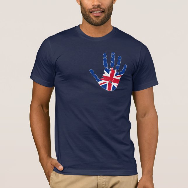 Camiseta Manipulação de Sinalizador do Reino Unido (Frente)