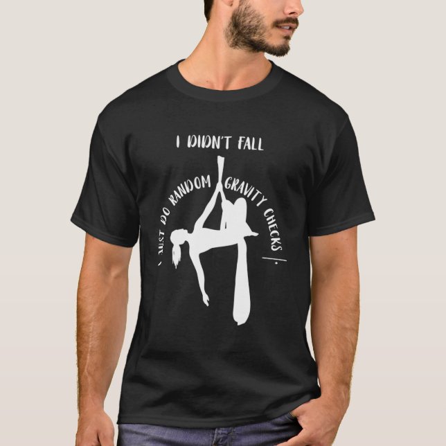 Camiseta Manipulação de Verificações de Gravidade Aerialist (Frente)