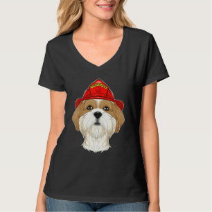 Camiseta Manipulador Canino I Bombeiro I Bombeiro Shih Tz