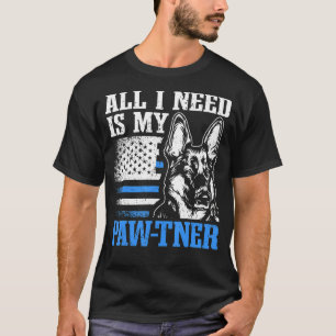 Camiseta Manipulador de Cachorros da Unidade Canina K9 & Tr