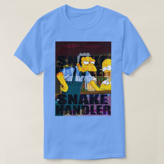 Camiseta manipulador de cobra (Frente do Design)