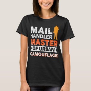 Camiseta Manipulador De Correio Mestre Da Camuflagem Urbana
