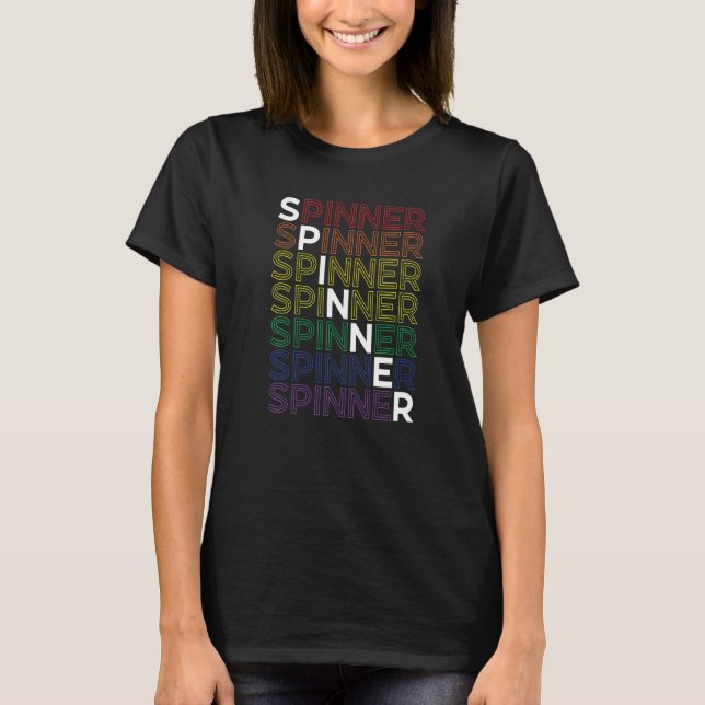 Camiseta Manipulador do Spinner e eixo de queda (Frente)