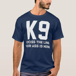 Camiseta Manipulador K9 do Cachorro Militar de Trabalho da