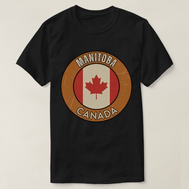Camiseta Manitoba Canada (Frente do Design)