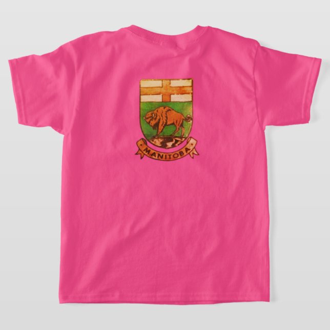 Camiseta MANITOBA, RETRO T-Shirt (Postura das costas)