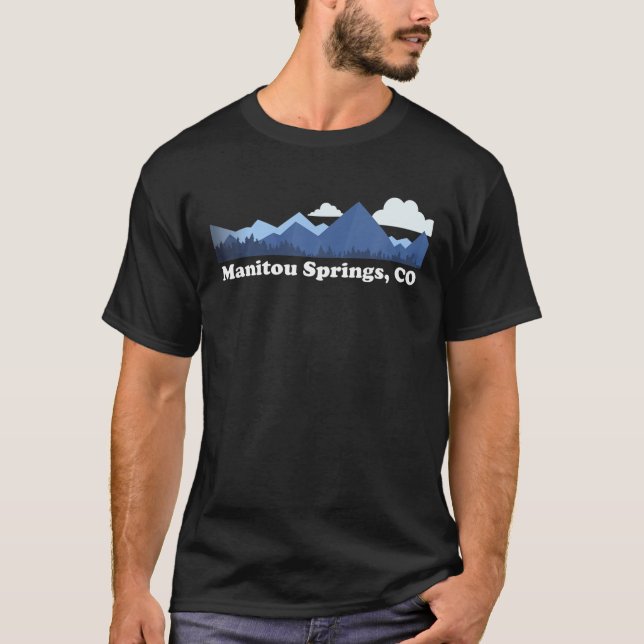 Camiseta Manitou Primavera Colorado Rocky Mountain CO Souve (Frente)