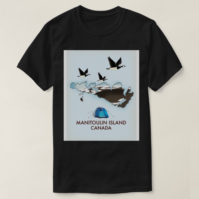 Camiseta Manitoulin Island Canada (Frente do Design)