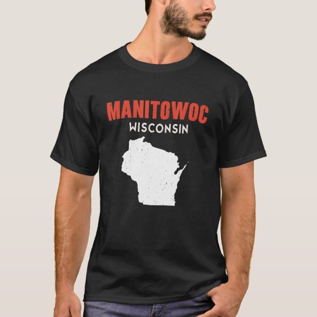 Camiseta Manitowoc EUA Estado América Viagem Montanan Helen (Frente)