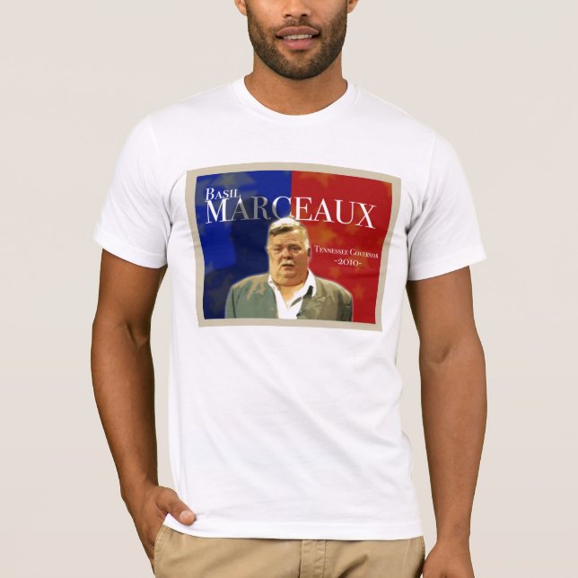 Camiseta Manjericão Marceaux para o t-shirt do governador (Frente)