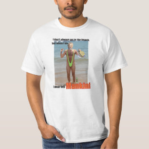 Camiseta Mankini a maioria de homem interessante