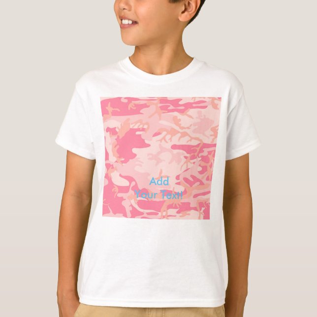 Camiseta Manly Pink Camo (Frente)