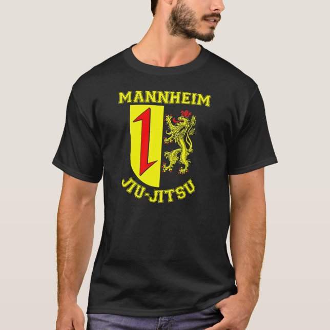 Camiseta Mannheim Jiu-Jitsu (Wappen/Crest) (Frente)