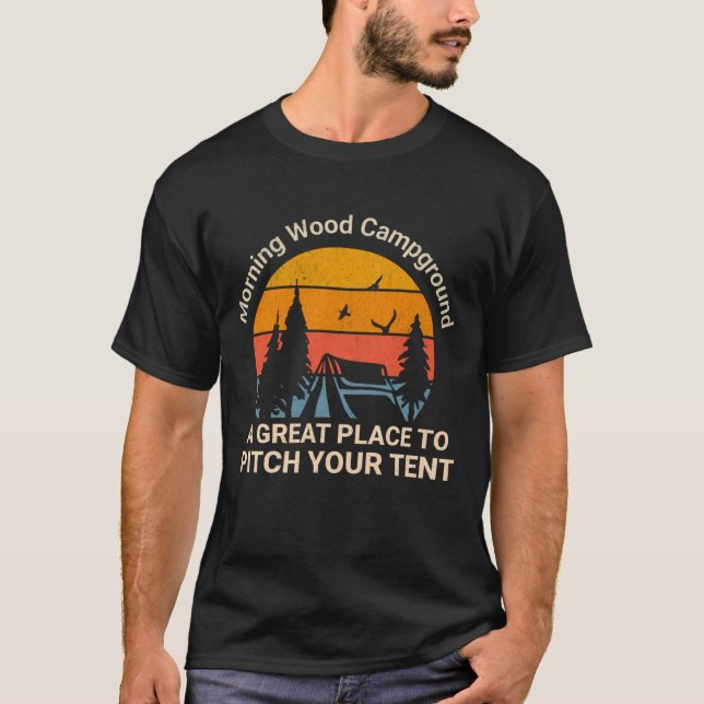 Camiseta Manning Wood Campground (Frente)
