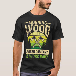 Camiseta Manning wood lumber company wilderness axeman