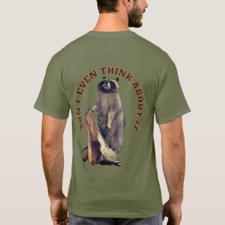 Camiseta Manny e o Guaxinim: Cachorro na Frente Guaxinim em