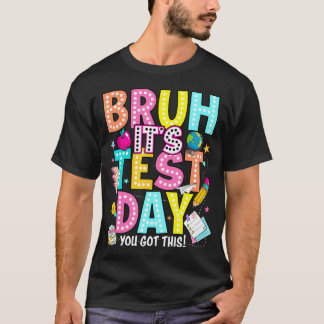 Camiseta Mano É Dia De Prova Você Consegue Professor Testan