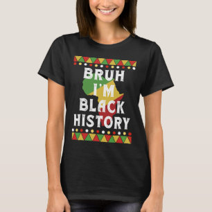 Camiseta Mano eu sou o Mês da História Negra Adolescentes N