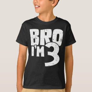 Camiseta Mano eu tenho 3 anos 