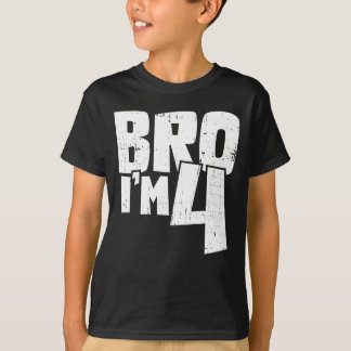 Camiseta Mano eu tenho 4 anos