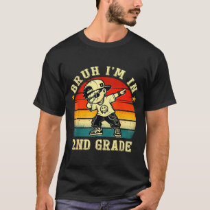 Camiseta Mano no 2º ano engraçado primeiro dia de aula meni