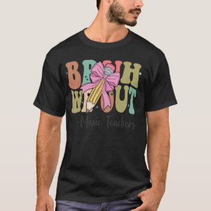 Camiseta Mano Nós Estamos Fora Professores de Música Último