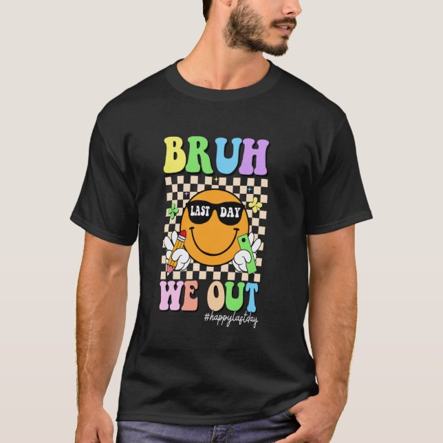 Camiseta Mano Nós Estamos Fora Professores Felizes Último D (Frente)