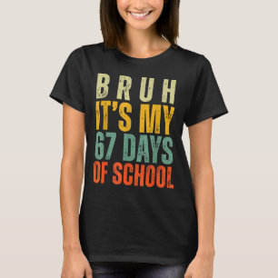 Camiseta Mano São Meus 67 Dias De Escola Dabbing Menino Eng