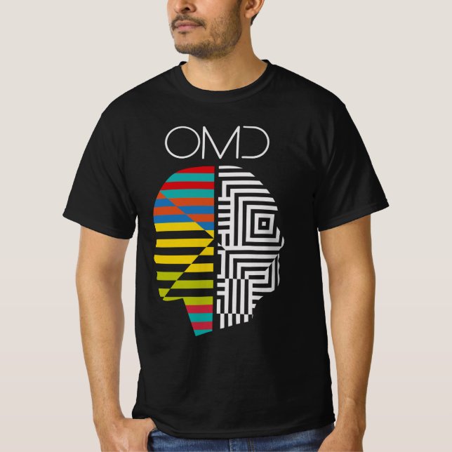 Camiseta Manobras de OMD ou-chestral no Clássico Escuro (Frente)