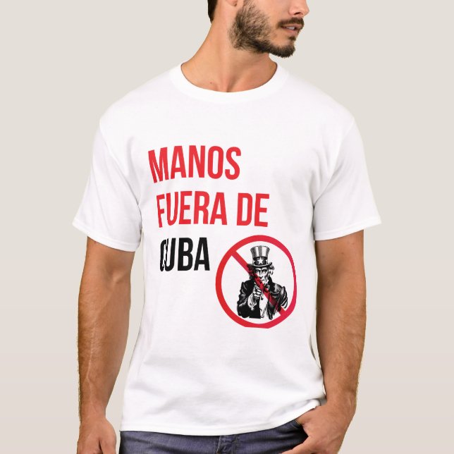 Camiseta Manos Fuera De Cuba (Frente)