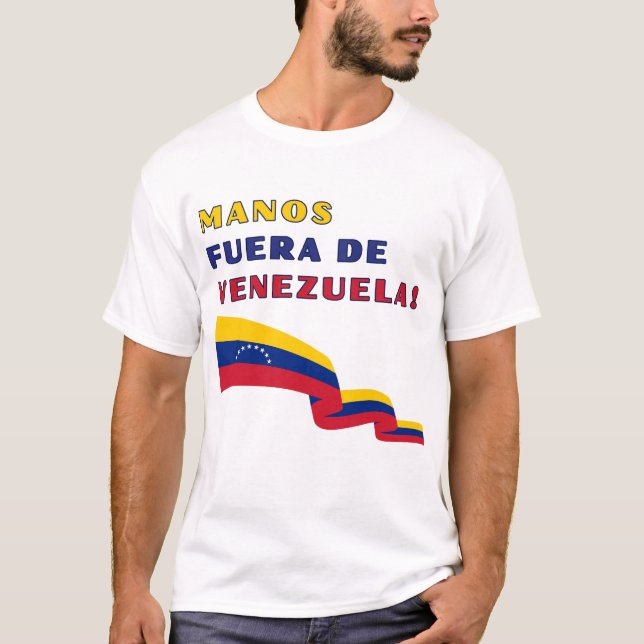 Camiseta Manos Fuera De Venezuela (Frente)