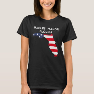 Camiseta Mansão de Nápoles Flórida EUA Estado América Viage