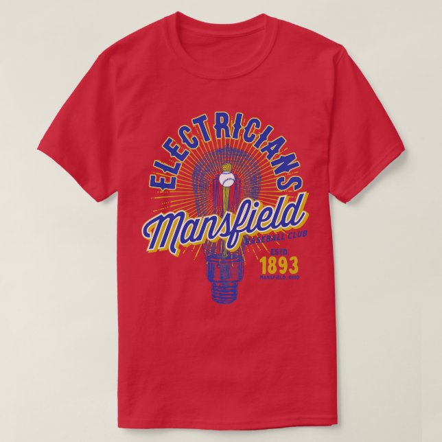 Camiseta Mansfield Electricians (Frente do Design)