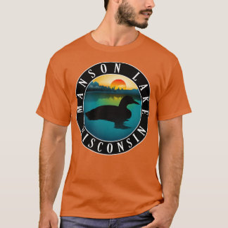Camiseta Manson Lake Wisconsin Loon