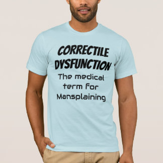 Camiseta Mansplante. Termo médico