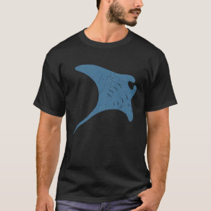 Camiseta Manta Raia Vintage Stingray Peixe Mantas Biólogo O