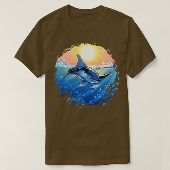 Camiseta Manta Ray (Frente do Design)