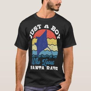 Camiseta Manta Ray Boy Stingray Fish Mantas Ocean Biologist