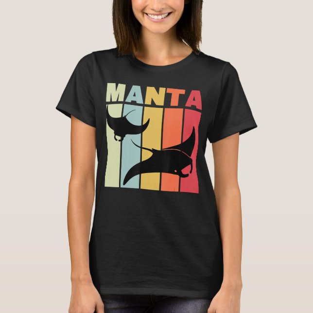 Camiseta Manta Ray Devil Ray Stingray Diver Sea Creator (Frente)