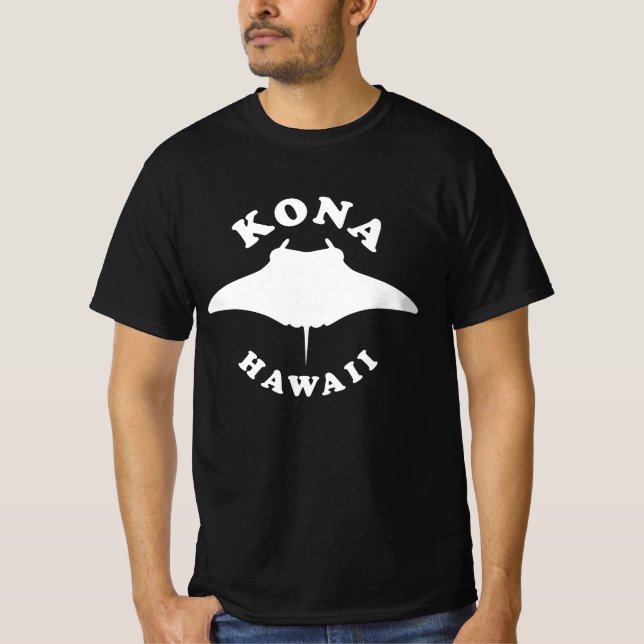 Camiseta Manta Ray Diving em Kona, Havaí (Frente)