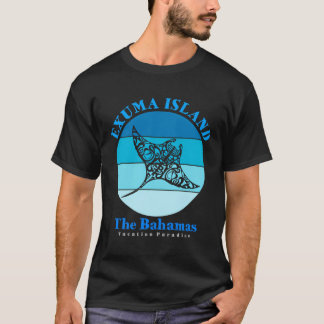 Camiseta Manta Ray Exuma Island Bahamas Ocean