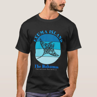 Camiseta Manta Ray Exuma Island Bahamas Ocean
