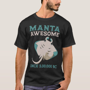 Camiseta Manta Ray Stingray Peixe Antigo 5 00 000 aC Histór