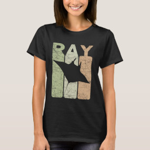 Camiseta Manta Raya Vintage Stingray Retro Oceanologia
