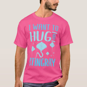 Camiseta Manta Rays Eu Quero Abraçar Uma Roupa