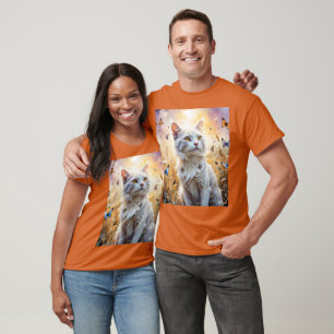 Camiseta Manteiga Branca de Gato Fantasia