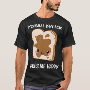 Camiseta Manteiga De Amendoim Corta Para Homens Homens Que