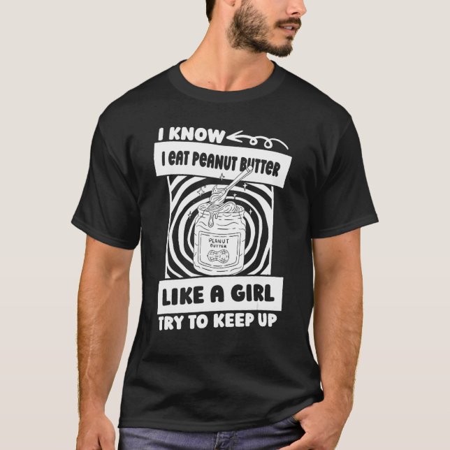 Camiseta Manteiga de amendoim de comida (Frente)