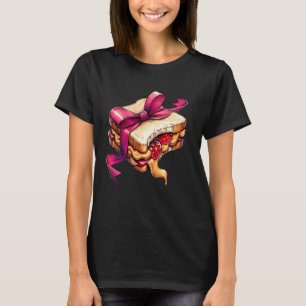Camiseta Manteiga de amendoim e Arco de coquete e Jelly PB