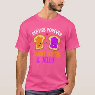 Camiseta Manteiga De Amendoim E Besties De Geleia Para Semp